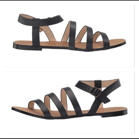 Sole Society Eesha Strappy Ankle Wrap Sandals Size 7.5 - Picture 1 of 7